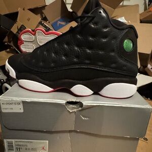 Size 11.5 - Jordan 13 retro playoff 2022 Black and White High-Top Sneakers